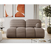 Nuwia sofa with sleeping function and storage box, light brown velvet upholstery Modullo 20 145x200 1