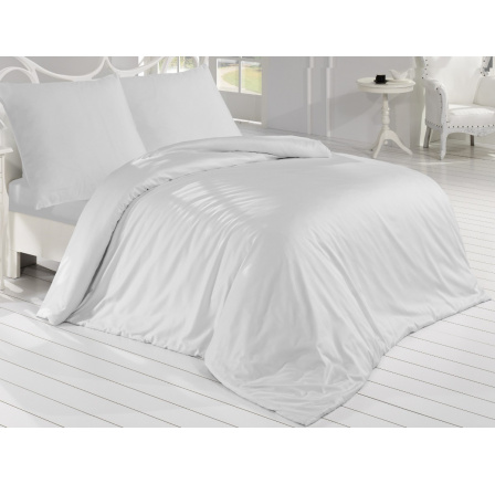 Saténový povlak na relaxační polštář světle šedý