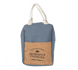 Taška na oběd Refreshing Cork 5l modrá