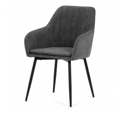 Jídelní židle, šedá, látka, DCL-221 GREY2