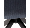 Jídelní židle, modrá, látka, HC-993 BLUE2
