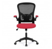 Kancelářská židle, houpací mechanismus, červená, KA-V317 RED