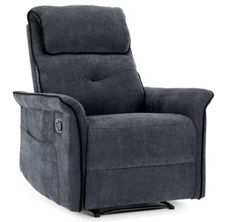 Relaxační křeslo, šedá, látka, TV-7054 GREY2