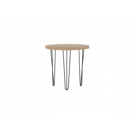 PŘEDPRODEJ -15% do 30.01 ! Stůl kulatý (dub artisan + nohy III) Fi80 ST(B80)-FX / III