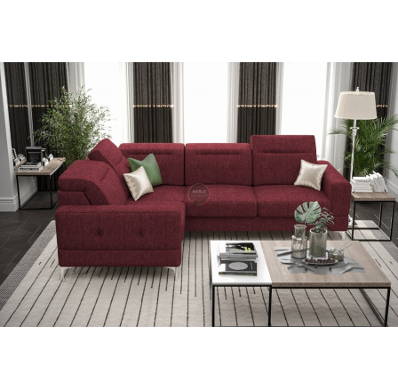Rohová sedací souprava MALIBU 250X180 cm - bordó , levá Rohová sedací souprava MALIBU 250X180 cm - bordó , levá