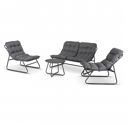 Sada Zahradního Nábytku MEGARA Šedá