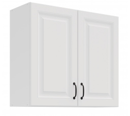 Horní skřínka STILO - 80 G-72 2F, Bílá/Bílá