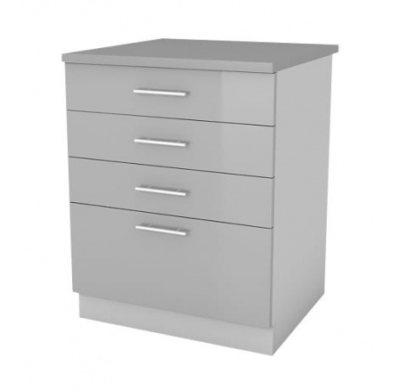 Kuchyňská skříňka Femme SZ60 4SZ šedý lesk