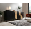 Komoda ETNA černý mat/ černý mat/ dub craft