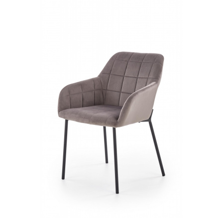 Jídelní židle K305, šedý Velvet