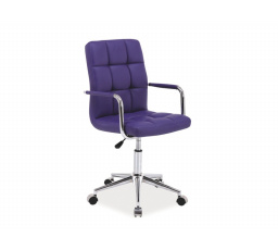 Kancelářská židle Q-022, fialová ekokůže