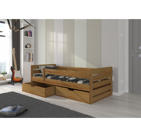 Postel s matrací BEMMA 180x80 Dub