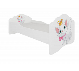 Postel s matrací CASIMO CAT 140x70 Bílá