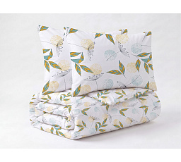 Flanelové francouzské povlečení 220x220, 70x90 cm Pampeliškové pohlazení