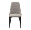 Židle LOUIS QUILTER v látce béžová 44x59x88 cm 848952