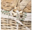 Piknikový koš LORENZO přírodní v listech 40x30x18/34 cm 889078