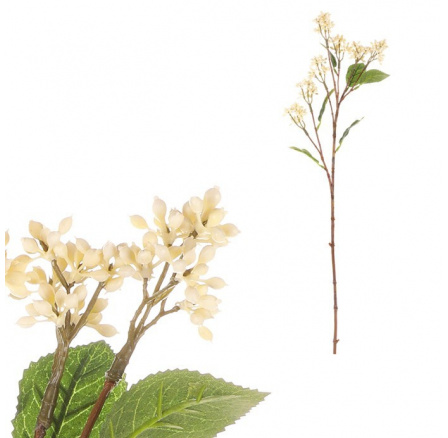 Krásnoplodka - umělá řezaná květina, krémová