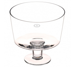 Váza skleněná - tvar číše, čirá