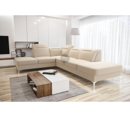 Rohová sedací souprava OSLO 295x220 - krémová , levá