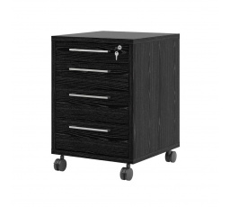 Kontejner na kolečkách Office 419 černý