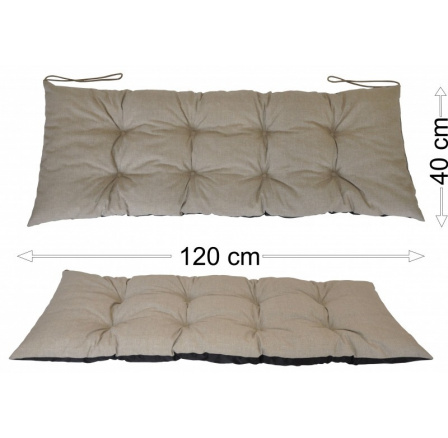 Podsedák 120x40 tmavě béžový melír Podsedák 120x40 tmavě béžový melír