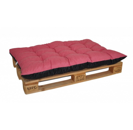 Paletový sedák / zahradní matrace malinový melír Paletový sedák / zahradní matrace malinový melír