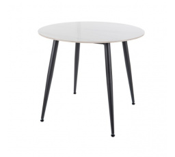 Jídelní stůl RION, Bílá/ Černá 