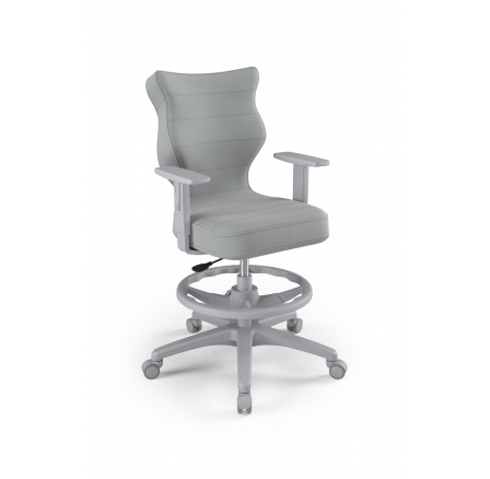 Kancelářské křeslo DUO , šedá Velvet 03 velikost 6 WK+P