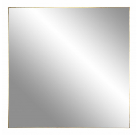 Zrcadlo Jersey čtvercové zlaté 60 cm