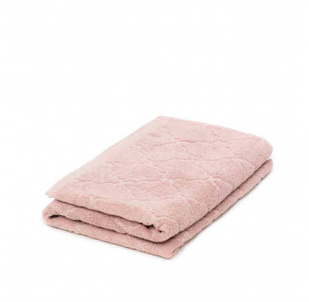 Ručník SAMINE s marockým jetelovým vzorem růžový 70x130 cm SS23 838311