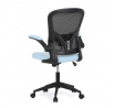 Kancelářská židle, houpací mechanismus, modrá, KA-V317 BLUE