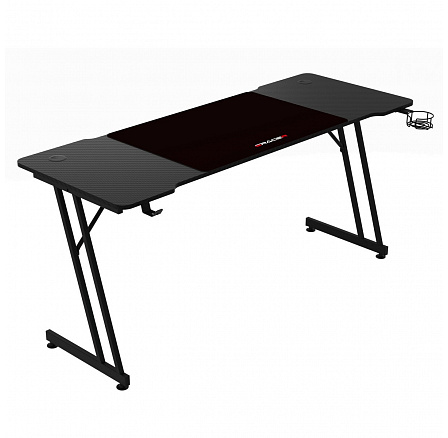 Herní stůl 160x60cm, melamin, carbon, LT-H1106 BK Herní stůl 160x60cm, melamin, carbon, LT-H1106 BK