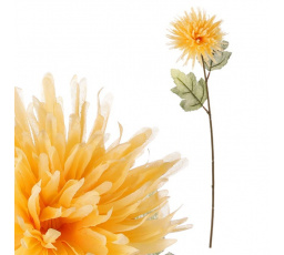 Chryzantéma - umělá řezaná květina, žlutá