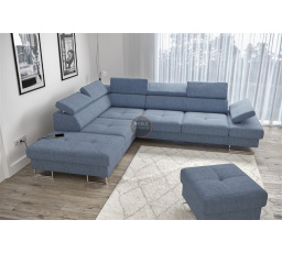 Rohová sedací souprava GALAXY s funkcí spaní 225x280 - volitelný odstín , levá