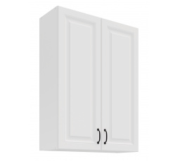 Horní skřínka STILO - 80 G-108 2F, Bílá/Bílá