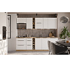 Dolní skříňka ARIA - 50 ZL 1F BB, Dub Artisan/Bílá Crystal AFM - (ANTI-Fingerprint)