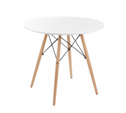 Stůl TAVOLO přírodní s bílou deskou 60×48cm 869742