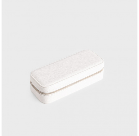 Šperkovnice LINAS krémová eko kůže 17.5x8x5 cm 708114