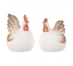 Slepice a kohout - keramické figurky, cena za 1 ks