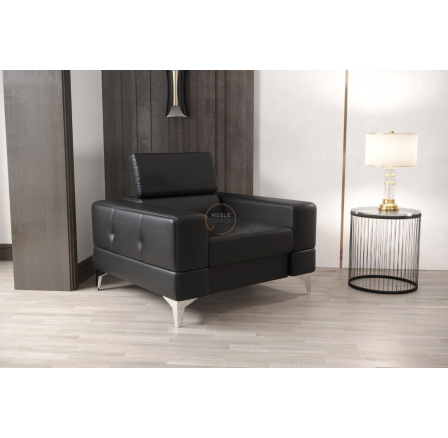 Křeslo TOSCANIA 100 cm - černá eko kůže Křeslo TOSCANIA 100 cm - černá eko kůže