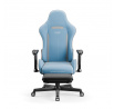Herní křeslo látkové Starter světle modré