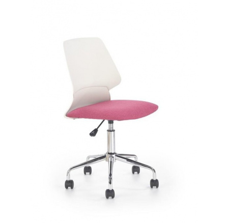 Dětská židle Skate /bílá+růžová