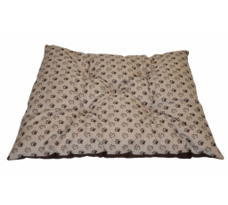 Podložka pro psa voděodolná 80x60 cm tlapka béžová