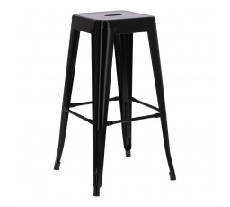 Barová židle Paris 75 cm. personalizovaný         RAL6037  insp. Tolix