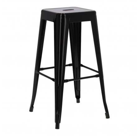 Barová židle Paris 75 cm. personalizovaný         RAL6037  insp. Tolix