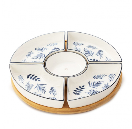 Platter FINCAN s listovými miskami 30 cm
