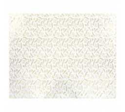 Ubrus - zlatý vánoční vzor, 100% polyester, 130 x 160 cm