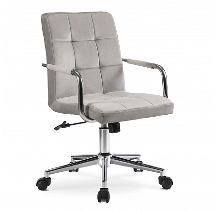 Otočná Židle ASTRO Mládežnická Šedá Sametová