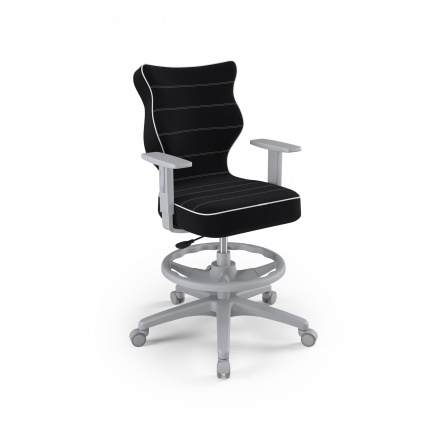 Kancelářské křeslo DUO , šedá Jasmine 01 velikost 5 WK+P