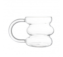 Sklenice BUBBLY vysoká s okrajem 0.4 l 888347